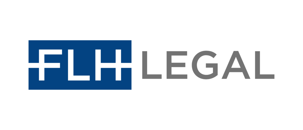 Logo for FLH Legal - highest quality legal representation in the areas of commercial disputes, business litigation, and construction law